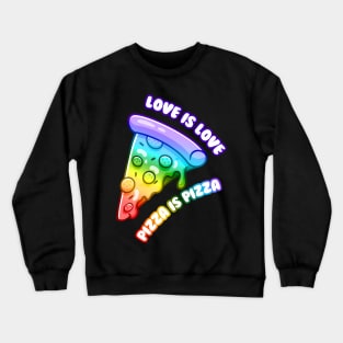 Pizza raimbow Crewneck Sweatshirt